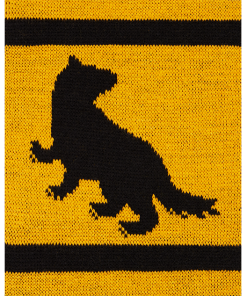 Warner Bros Best Sellers Hufflepuff Reversible Knit Scarf