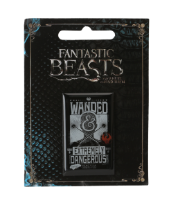 Warner Bros Fantastic Beasts Wanded & Dangerous Pin Badge