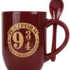 Warner Bros Platform 9 3/4 Mug & Spoon 1 Warner Bros Platform 9 3/4 Mug & Spoon