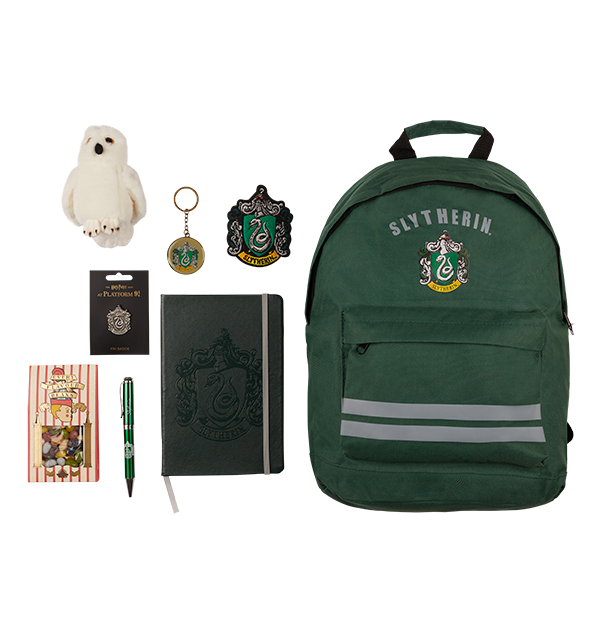 Warner Bros Best Sellers Slytherin Essentials Backpack Set 4 Warner Bros Best Sellers Slytherin Essentials Backpack Set