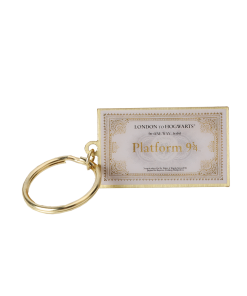 Warner Bros Hogwarts Express Ticket Keyring Platform 9¾
