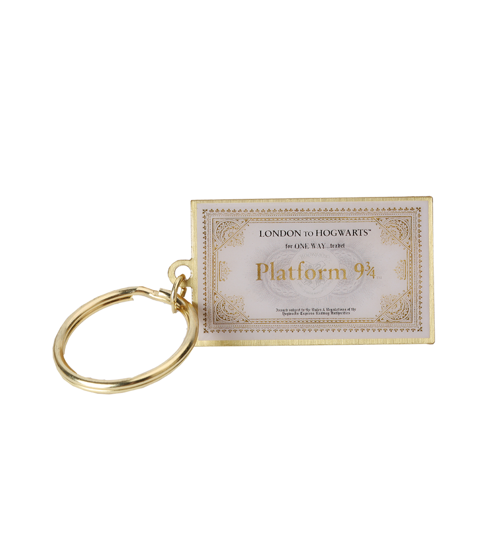 Warner Bros Hogwarts Express Ticket Keyring Platform 9¾ 4 Warner Bros Hogwarts Express Ticket Keyring Platform 9¾