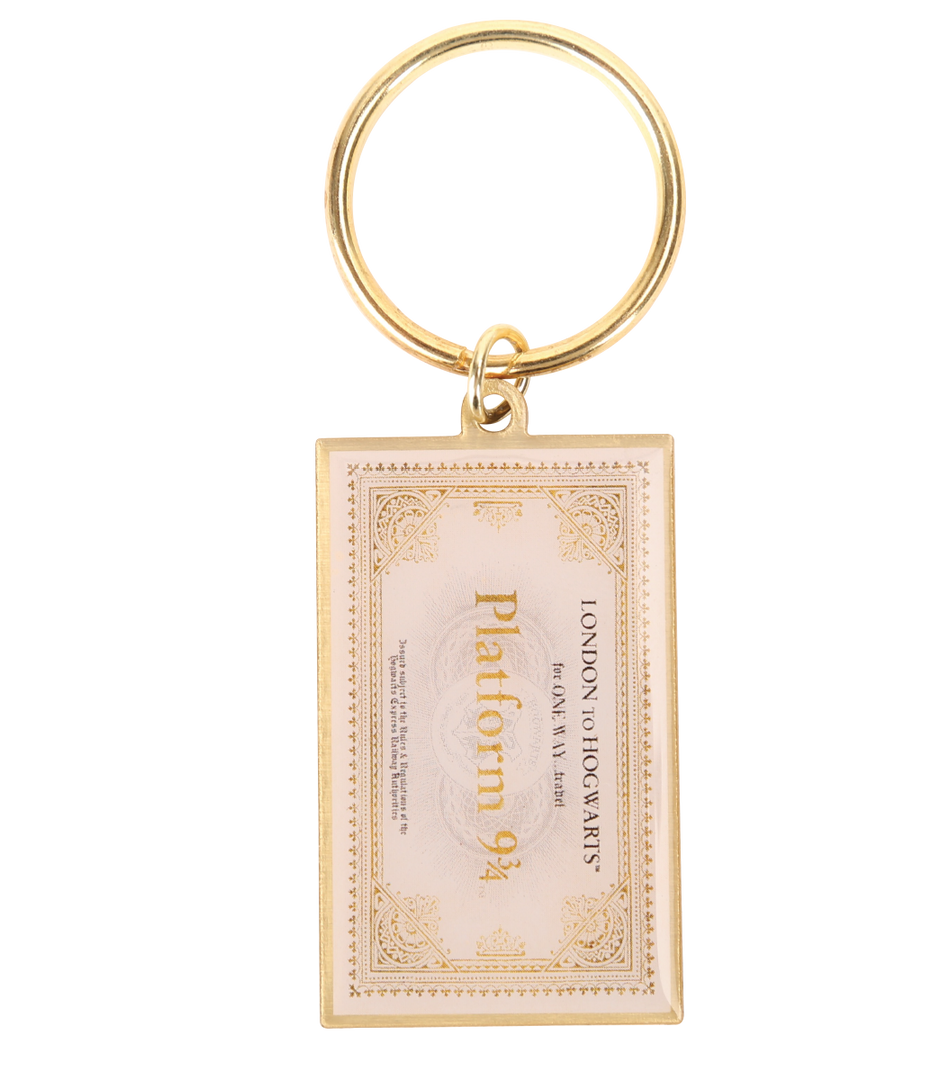 Warner Bros Hogwarts Express Ticket Keyring Platform 9¾ 3 Warner Bros Hogwarts Express Ticket Keyring Platform 9¾