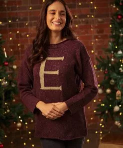 Warner Bros Weasley Knitted Jumpers 'E' Weasley Knitted Jumper