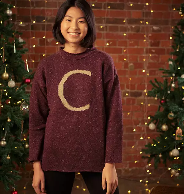 Warner Bros 'C' Weasley Knitted Jumper 3 Warner Bros 'C' Weasley Knitted Jumper