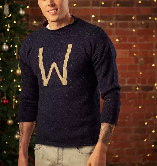 Warner Bros 'W' Weasley Knitted Jumper 4 Warner Bros 'W' Weasley Knitted Jumper
