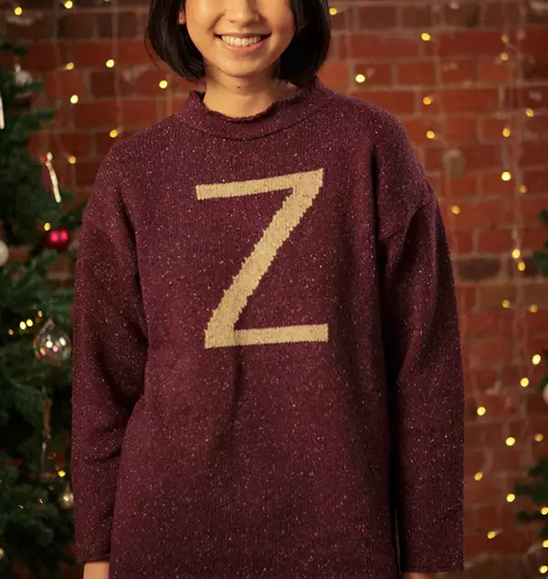 Warner Bros 'Z' Weasley Knitted Jumper 4 Warner Bros 'Z' Weasley Knitted Jumper