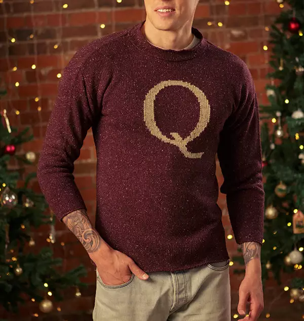 Warner Bros 'Q' Weasley Knitted Jumper Weasley Knitted Jumpers 3 Warner Bros 'Q' Weasley Knitted Jumper Weasley Knitted Jumpers