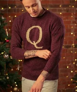 Warner Bros 'Q' Weasley Knitted Jumper Weasley Knitted Jumpers