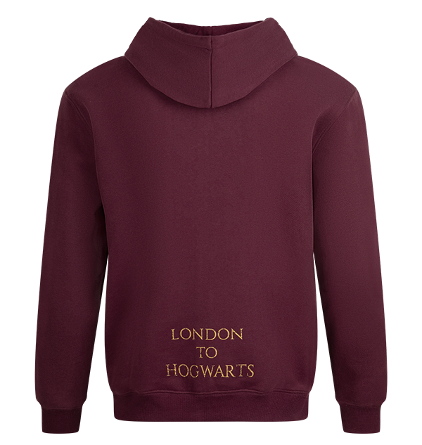 Warner Bros Platform 9 3/4 Zip Hoodie - Burgundy 4 Warner Bros Platform 9 3/4 Zip Hoodie - Burgundy