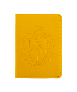 Warner Bros Hufflepuff Embossed Crest Passport Holder