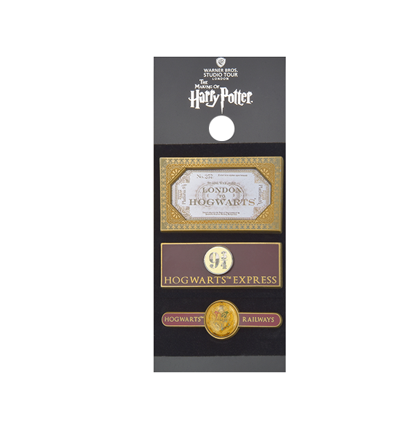 Warner Bros Platform 9¾ Hogwarts Railways Pin Set 3 Warner Bros Platform 9¾ Hogwarts Railways Pin Set