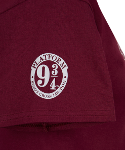 Warner Bros The Marauder's Map Burgundy T-Shirt